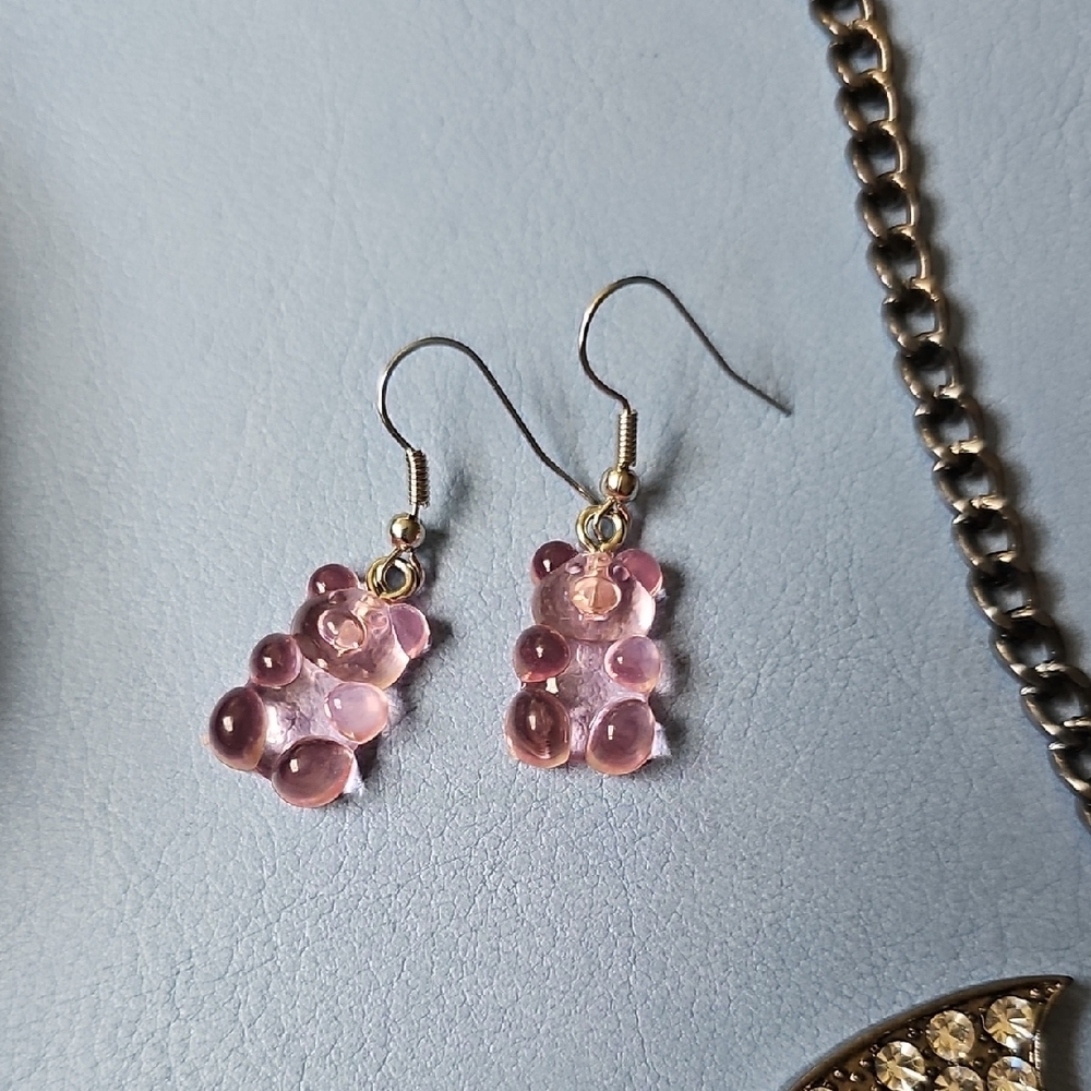 Silver and Pink Jewelry Set - Picture 6 of 8